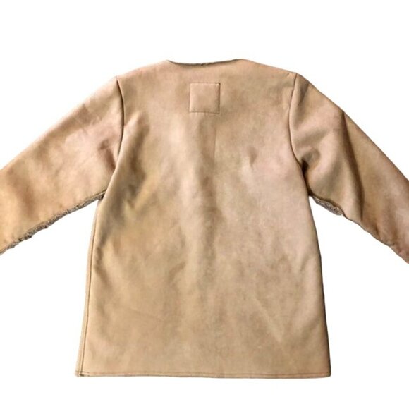 Wooly Bully Wear Jacket Womens M Used Tan Lined Handmade Colorado - Picture 11 of 12